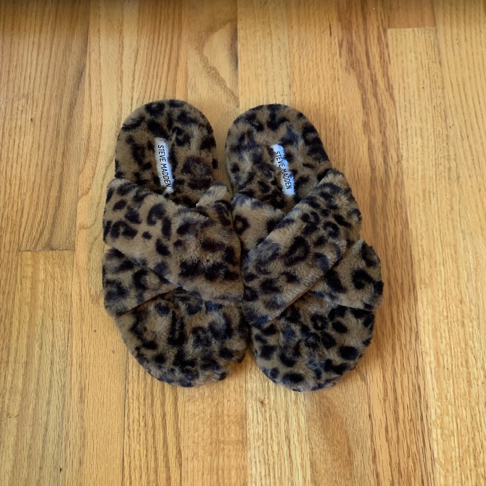 Steve Madden Cheetah Slippers